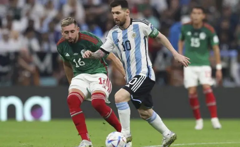 梅西传射阿根廷2比0墨西哥 梅西进球献给马拉多纳